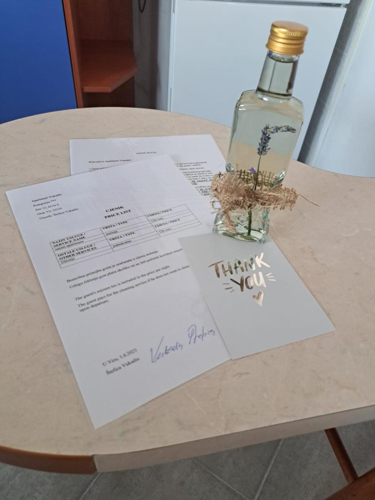 Apartmani Vukadin Vir Extérieur photo